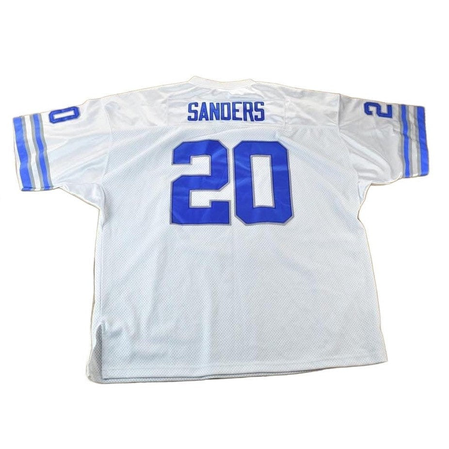 Vintage 1996 Barry Sanders Mitchell And Ness Throwback NFL Embroidered Jersey Men's 2XL