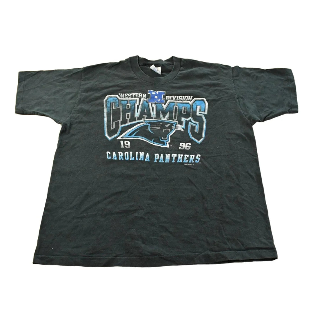 Vintage 1996 Carolina Panthers Pro Player NFL T Shirt Men's XL from propervintagecanada