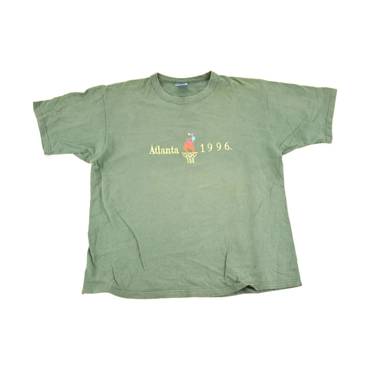 Vintage 1996 Champion Atlanta Olympics Souvenir Travel T-Shirt Men's XL from propervintagecanada