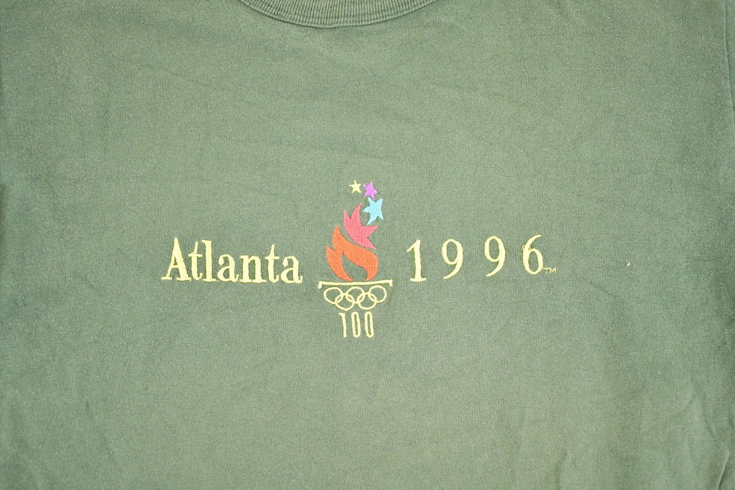 Vintage 1996 Champion Atlanta Olympics Souvenir Travel T-Shirt Men's XL from propervintagecanada