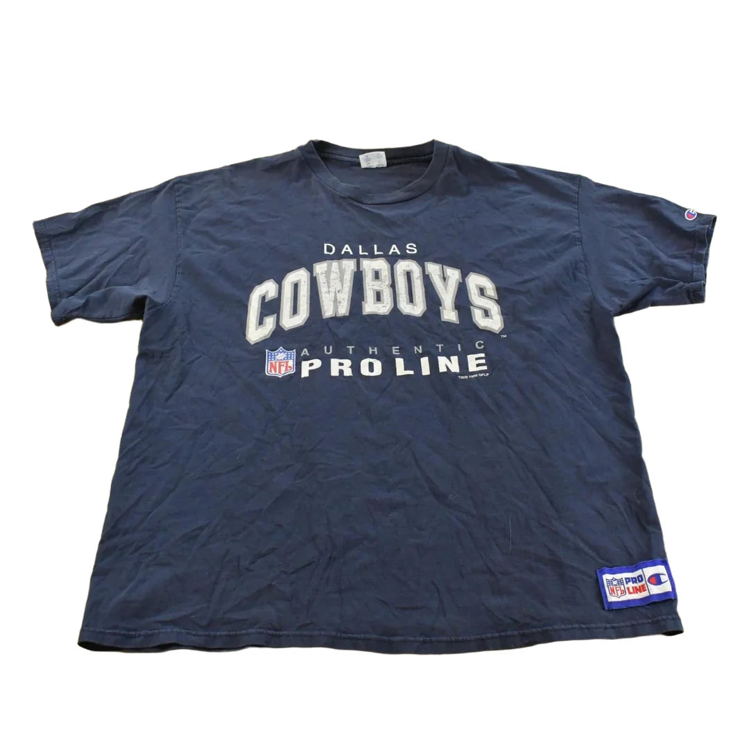 Vintage 1996 Champion Dallas Cowboys T-Shirt Men's 2XL from propervintagecanada