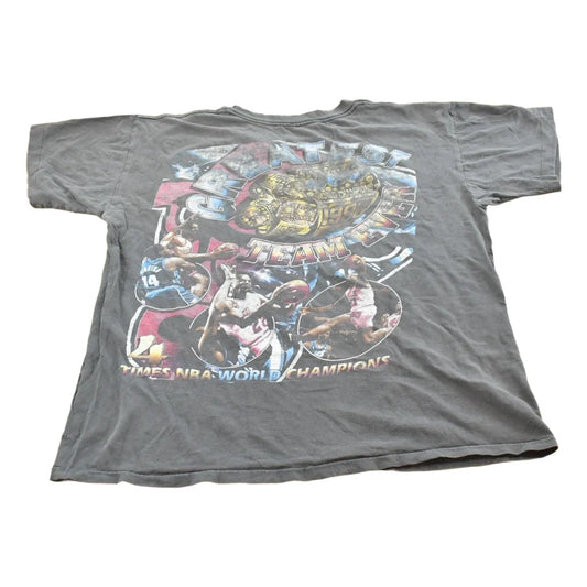 Vintage 1996 Chicago Bulls Greatest Team Ever NBA Basketball Rap Tee Style T-Shirt Mens L from propervintagecanada
