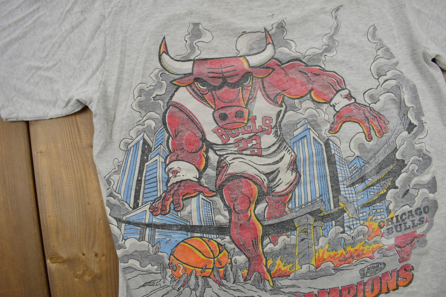 Vintage 1996 Chicago Bulls NBA Champions T-Shirt Men's Large from propervintagecanada