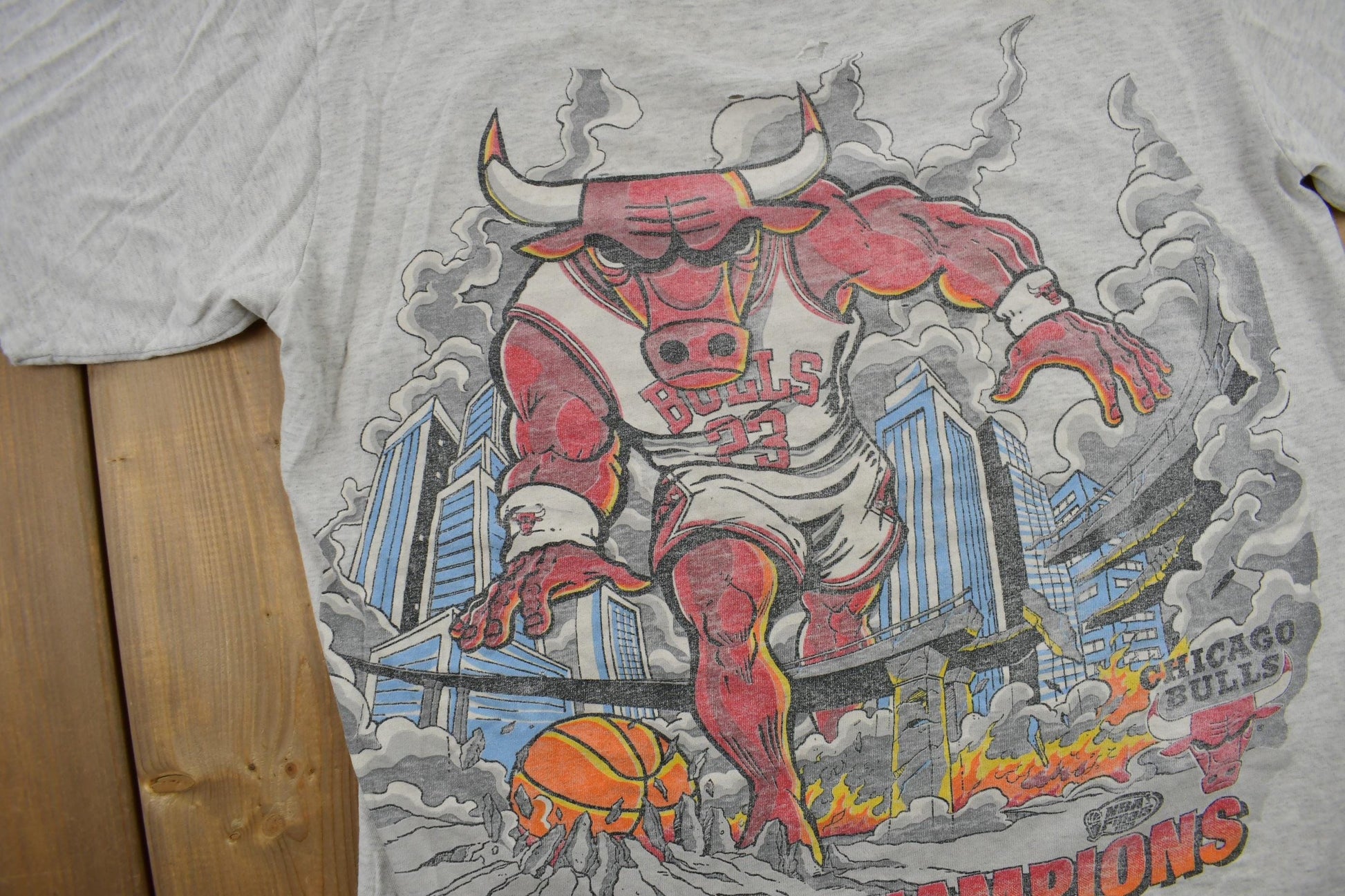Vintage 1996 Chicago Bulls NBA Champions T-Shirt Men's Large from propervintagecanada