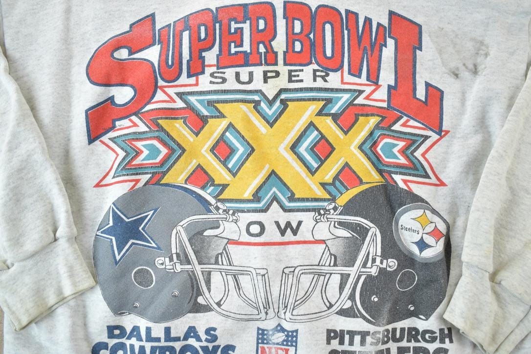 Vintage 1996 Dallas Cowboys Super Bowl NFL Crewneck Sweatshirt Men's Large from propervintagecanada
