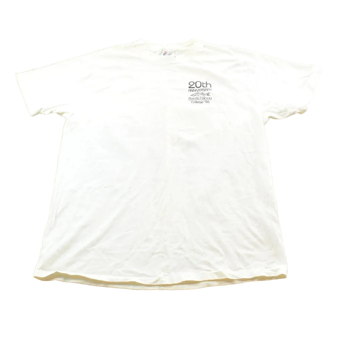 Vintage 1996 Florida Fishing College Souvenir T-Shirt Mens L from propervintagecanada
