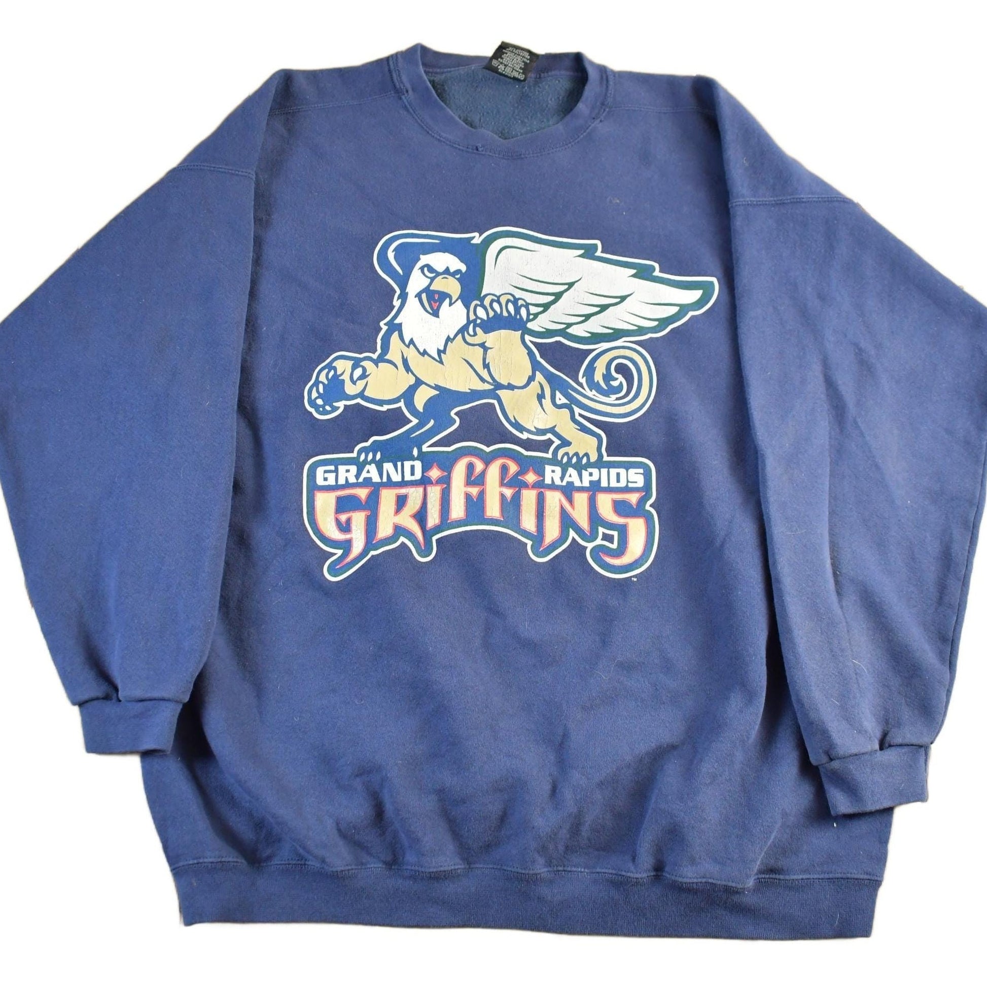 Vintage 1996 Grand Rapids Griffins AHL Hockey Crewneck Mens XL from propervintagecanada