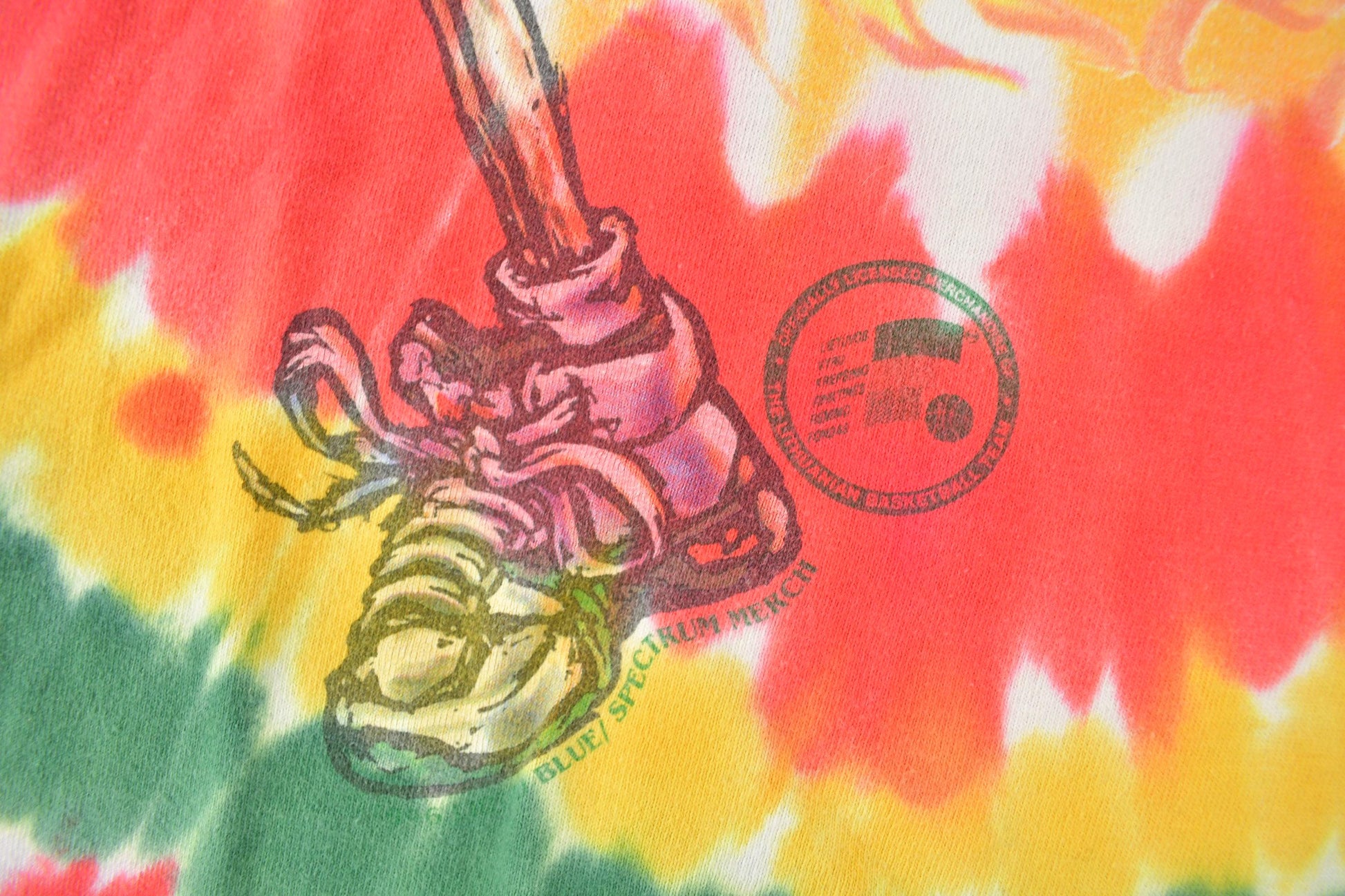 Vintage 1996 Grateful Dead Lithuania Lithuanian Basketball Team tie Dye Band T-Shirt from propervintagecanada