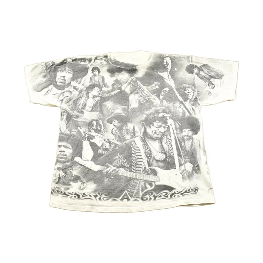 Vintage 1996 Jimi Hendrix All Over Print Band T-shirt from propervintagecanada