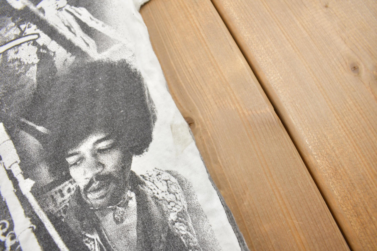 Vintage 1996 Jimi Hendrix All Over Print Band T-shirt from propervintagecanada