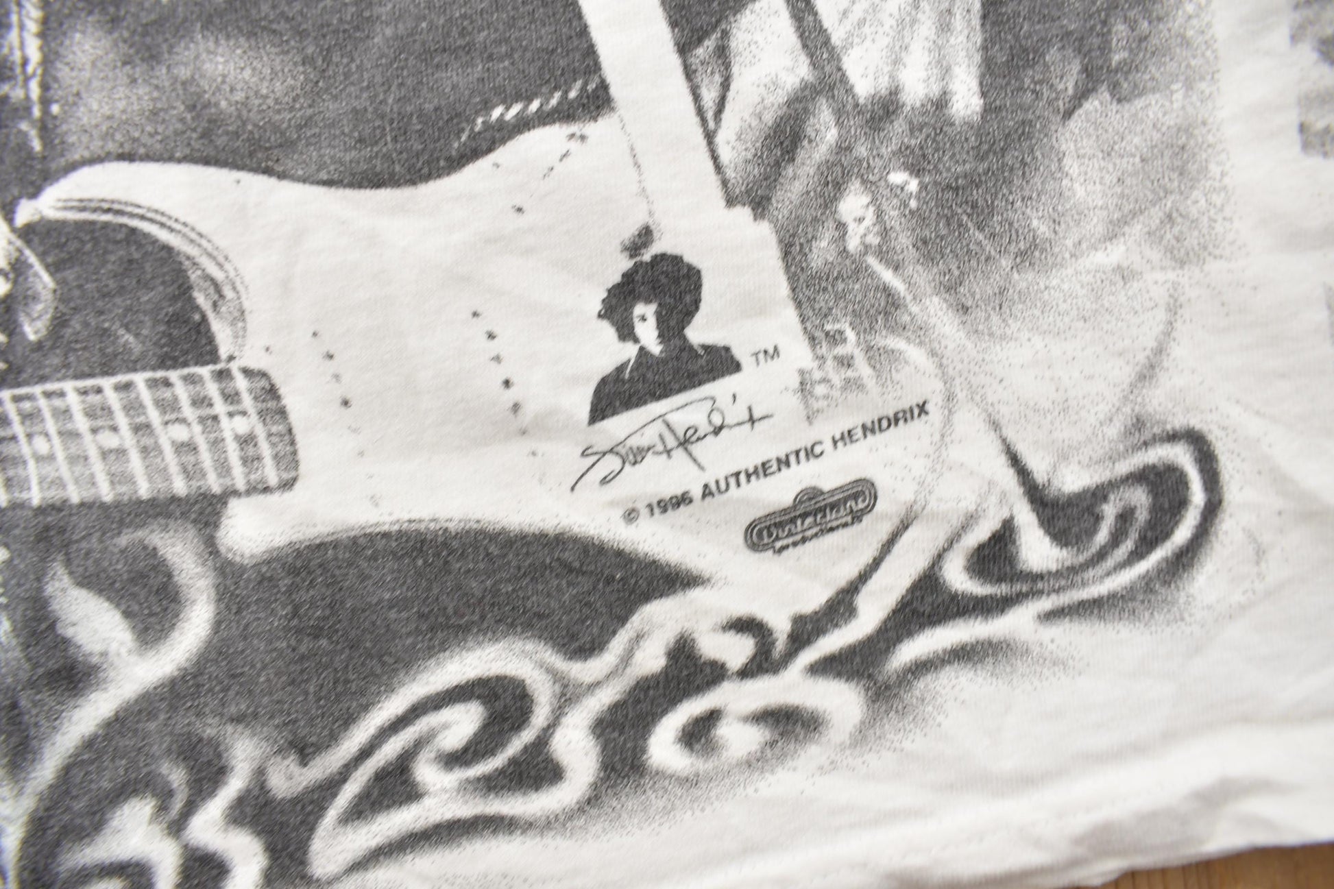Vintage 1996 Jimi Hendrix All Over Print Band T-shirt from propervintagecanada