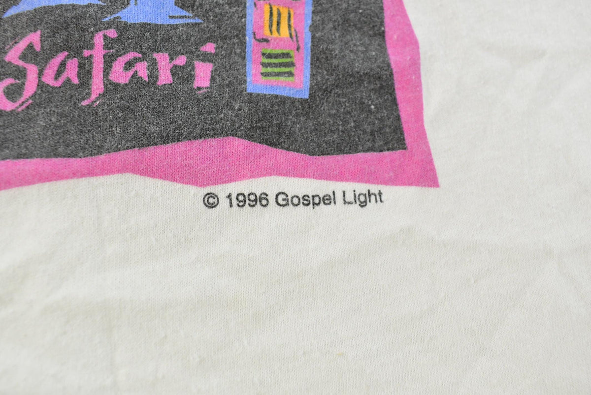 Vintage 1996 Kingdom of the Son Prayer Safari Christian Gospel T-Shirt Men's L from propervintagecanada