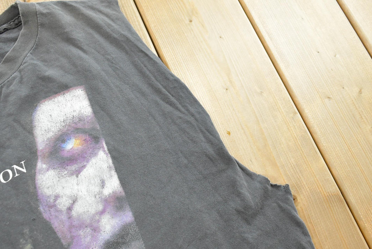 Vintage 1996 Marilyn Manson Antichrist Superstar Cutoff Tank Top T-Shirt Mens XL from propervintagecanada