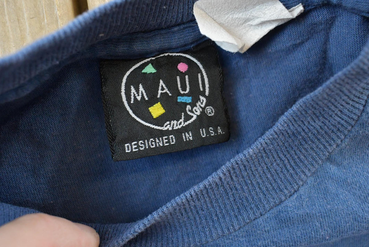Vintage 1996 Maui Hawaii Surf Shark Graphic T-Shirt Mens S from propervintagecanada