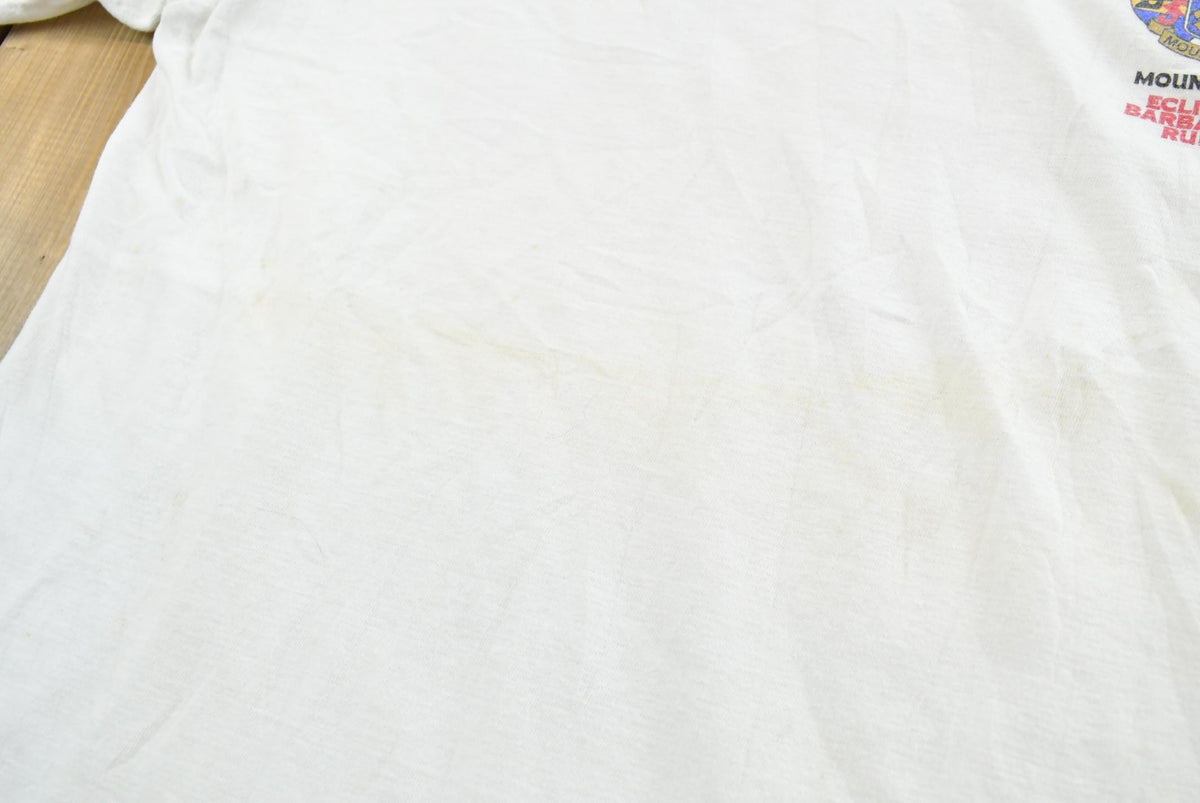 Vintage 1996 Mount Gay Eclipse Barbados Rum Graphic T Shirt Mens L from propervintagecanada