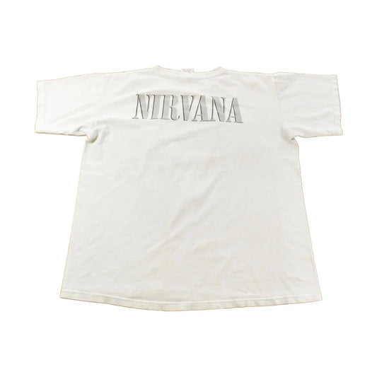 Vintage 1996 Nirvana Graphic Band T-Shirt Men's XL from propervintagecanada