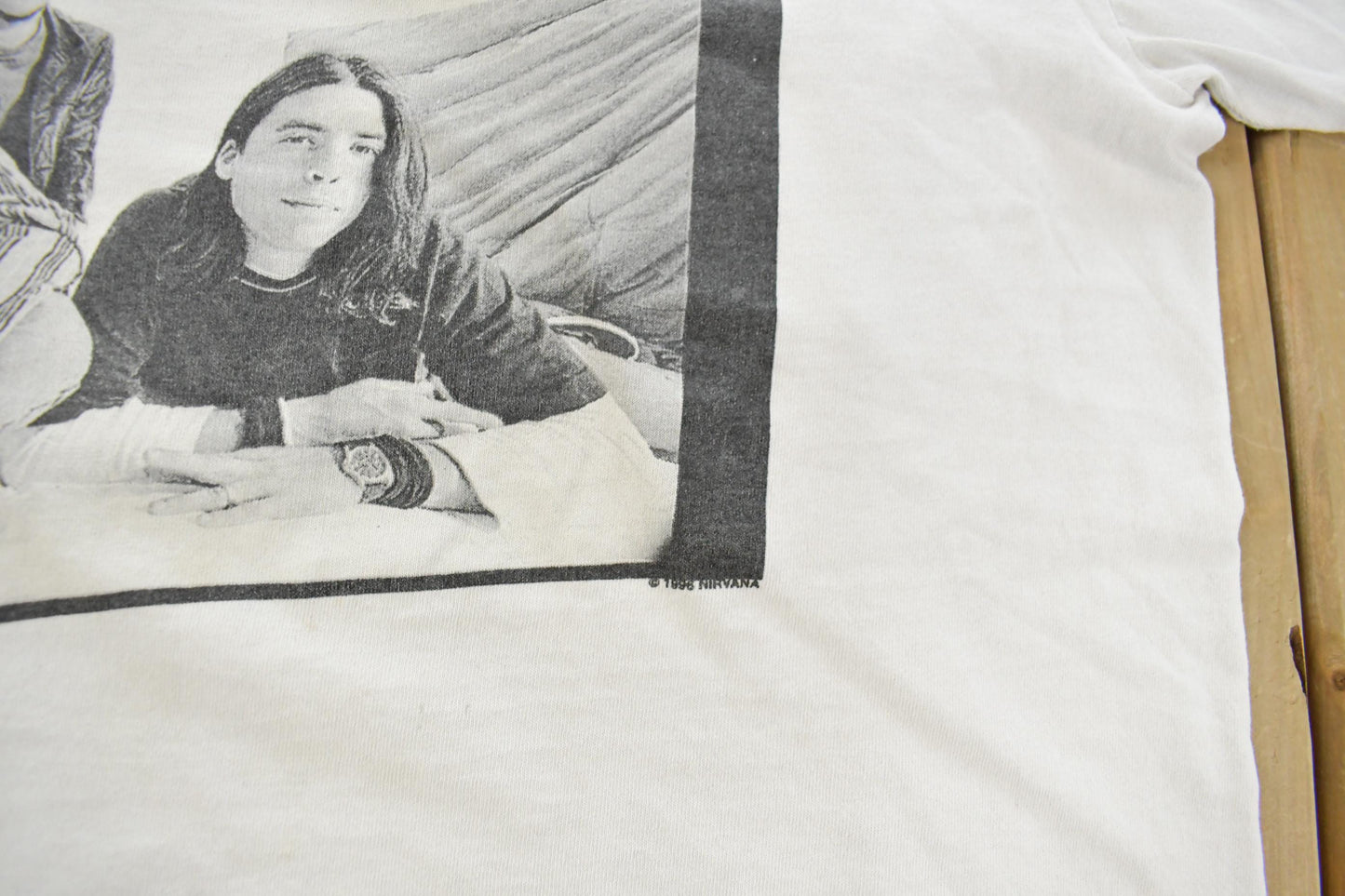 Vintage 1996 Nirvana Graphic Band T-Shirt Men's XL from propervintagecanada