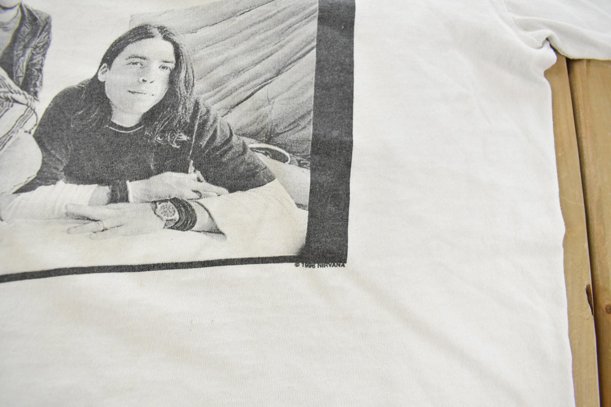 Vintage 1996 Nirvana Graphic Band T-Shirt Men's XL from propervintagecanada