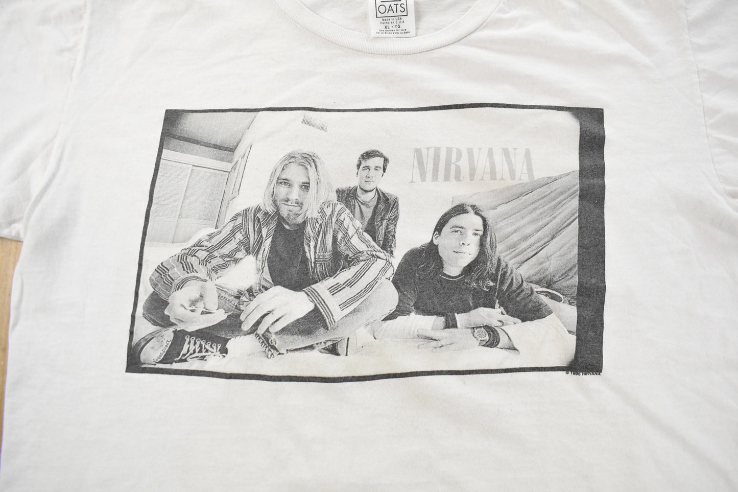 Vintage 1996 Nirvana Graphic Band T-Shirt Men's XL from propervintagecanada