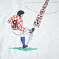 Vintage 1996 Softwear Deadstock Euro Croatia Souvenir Soccer T-Shirt Mens XL from propervintagecanada