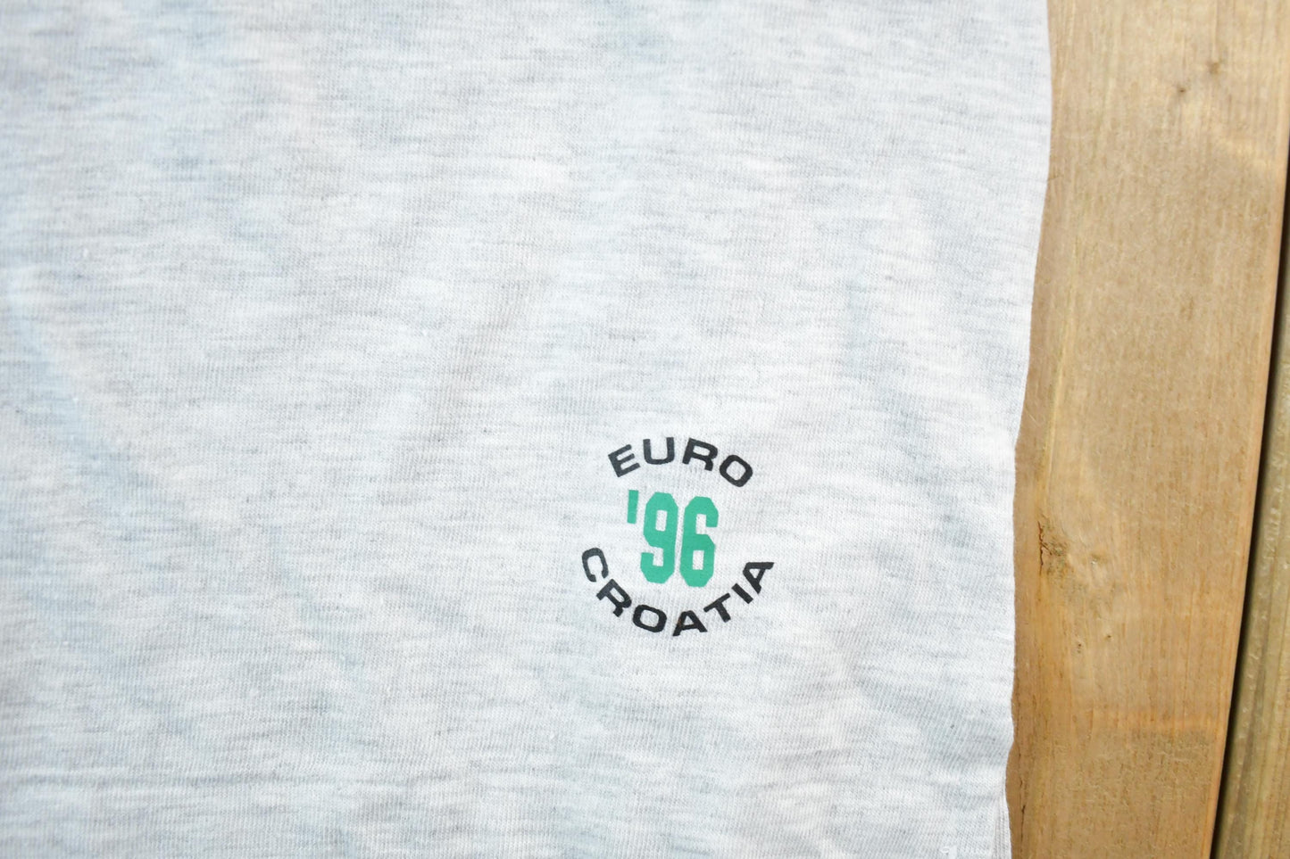 Vintage 1996 Softwear Deadstock Euro Croatia Souvenir Soccer T-Shirt Mens XL from propervintagecanada
