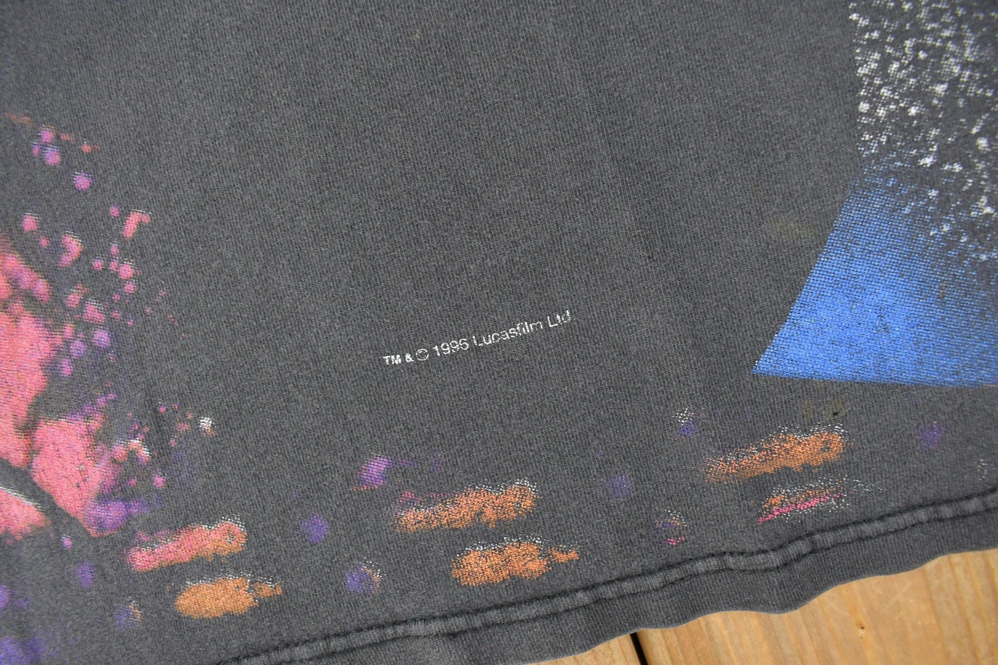 Vintage 1996 Star Wars Darth Vader All Over Print Graphic T-Shirt Size XL Made In USA from propervintagecanada