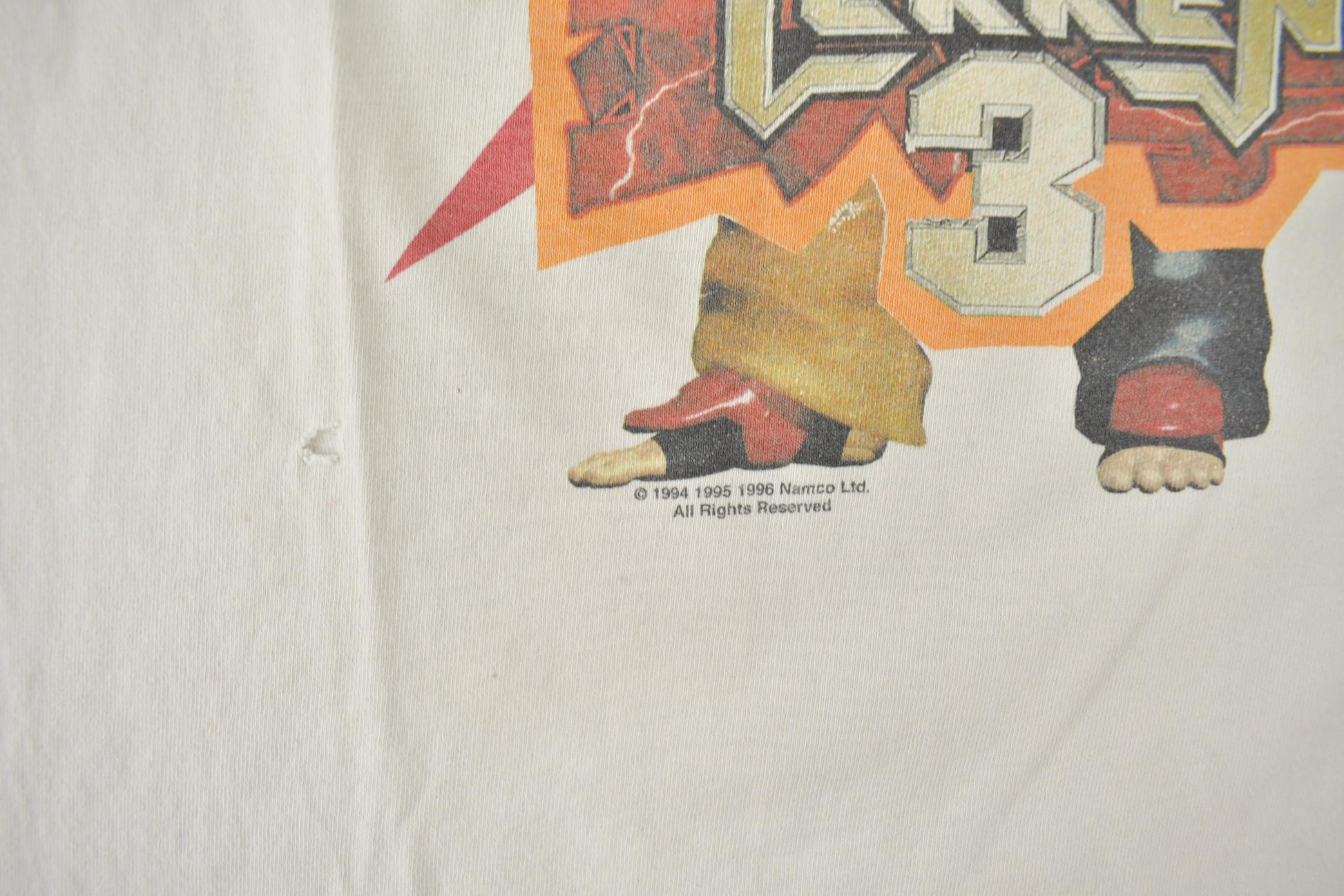 Vintage 1996 Tekken 3 Namco Single Stitch Gaming Graphic T Shirt Size XL from propervintagecanada