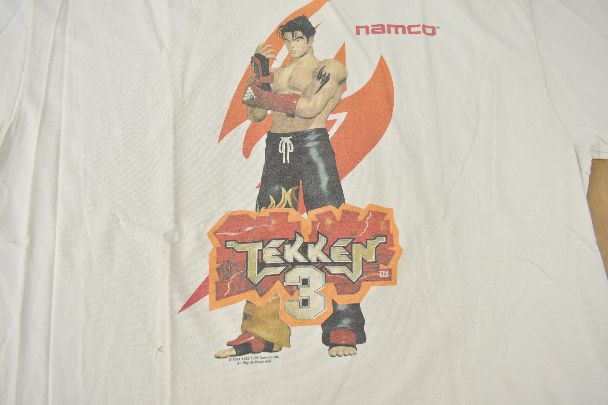 Vintage 1996 Tekken 3 Namco Single Stitch Gaming Graphic T Shirt Size XL from propervintagecanada