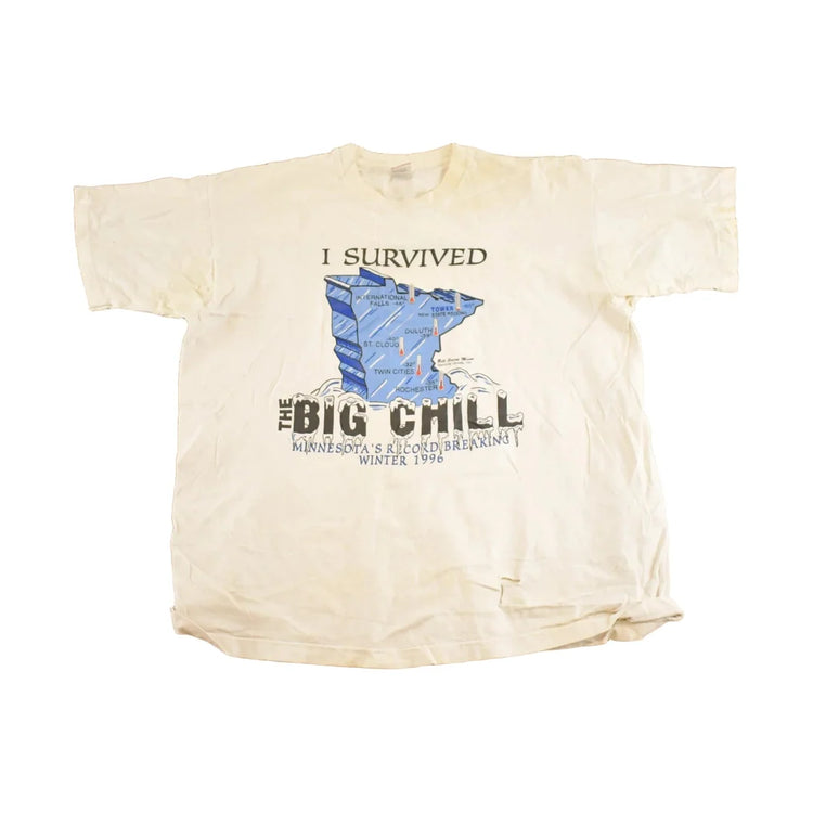 Vintage 1996 The Big Chill Minnesota Souvenir Travel T-Shirt Mens L from propervintagecanada