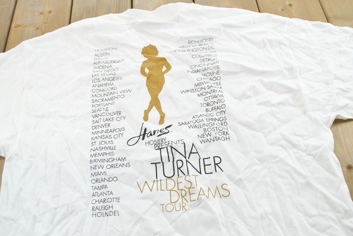 Vintage 1996 Tina Turner Wildest Dreams Tour T-shirt Mens XL from propervintagecanada