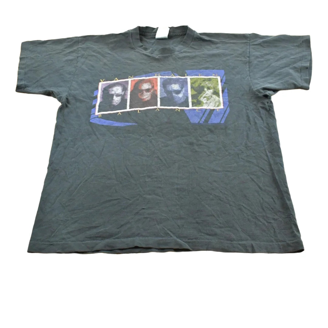 Vintage 1996 Van Halen Balance Tour Band T-shirt Mens L from propervintagecanada