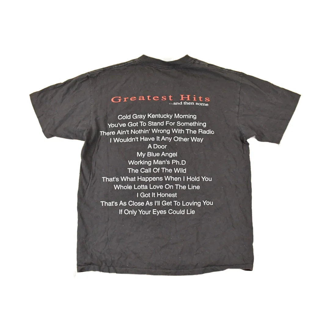 Vintage 1997 Aaron Tippin Greatest Hits Souvenir Band T-Shirt Men's M from propervintagecanada