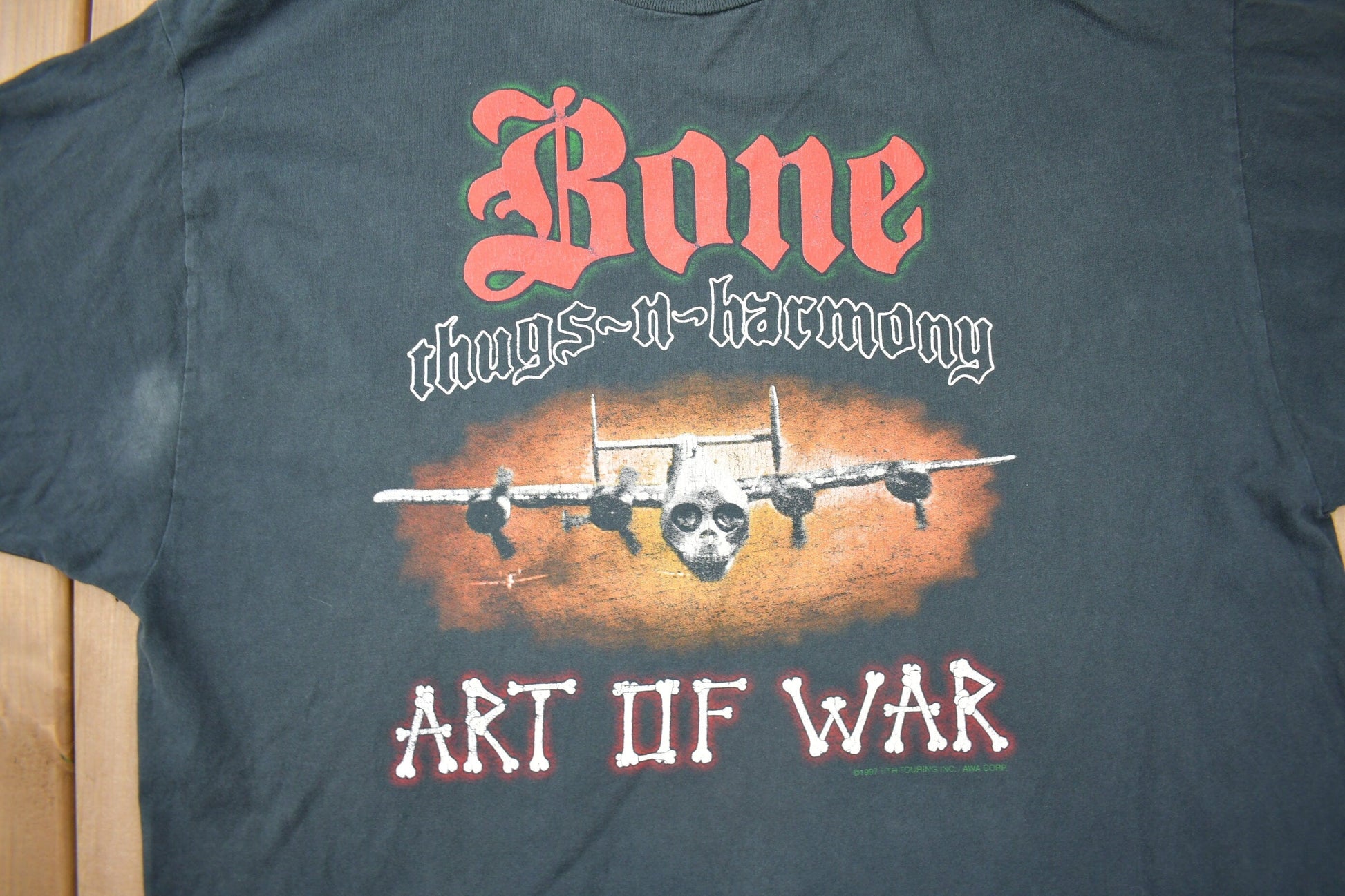 Vintage 1997 Bone Thugs-N-Harmony The Art Of War Tour T Shirt Men's 2XL from propervintagecanada