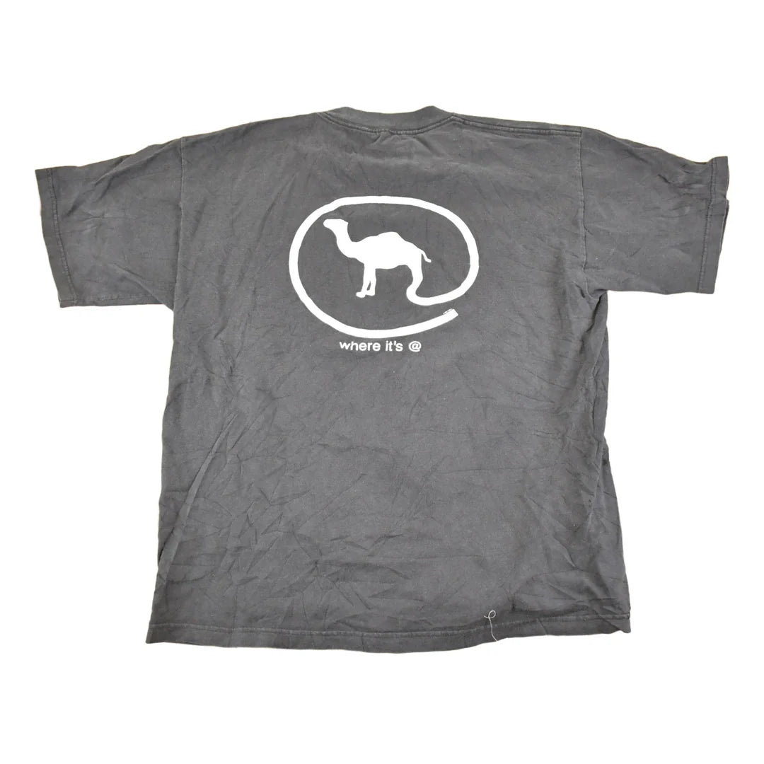 Vintage 1997 Camel Cigarettes Where It's At Souvenir Travel T-Shirt Men's L from propervintagecanada