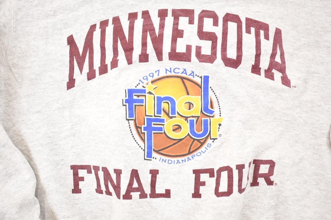 Vintage 1997 Champion Minnesota Final Four Crewneck Sweatshirt Men's XL from propervintagecanada