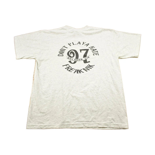 Vintage 1997 Freaknik Hotlanta Spring Break Collegiate Souvenir T-Shirt from propervintagecanada