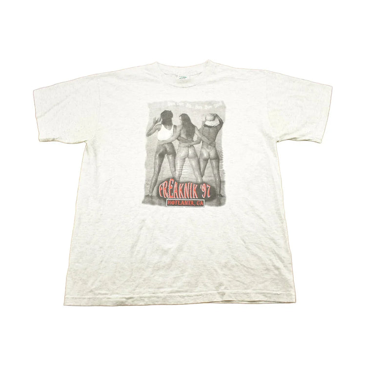 Vintage 1997 Freaknik Hotlanta Spring Break Collegiate Souvenir T-Shirt from propervintagecanada