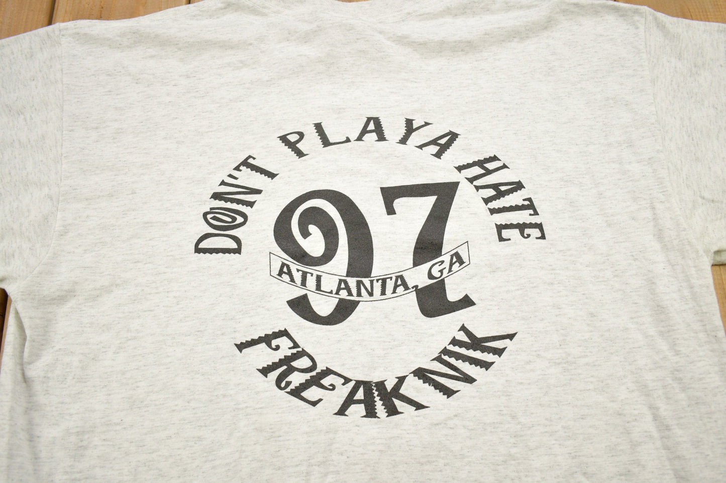 Vintage 1997 Freaknik Hotlanta Spring Break Collegiate Souvenir T-Shirt from propervintagecanada