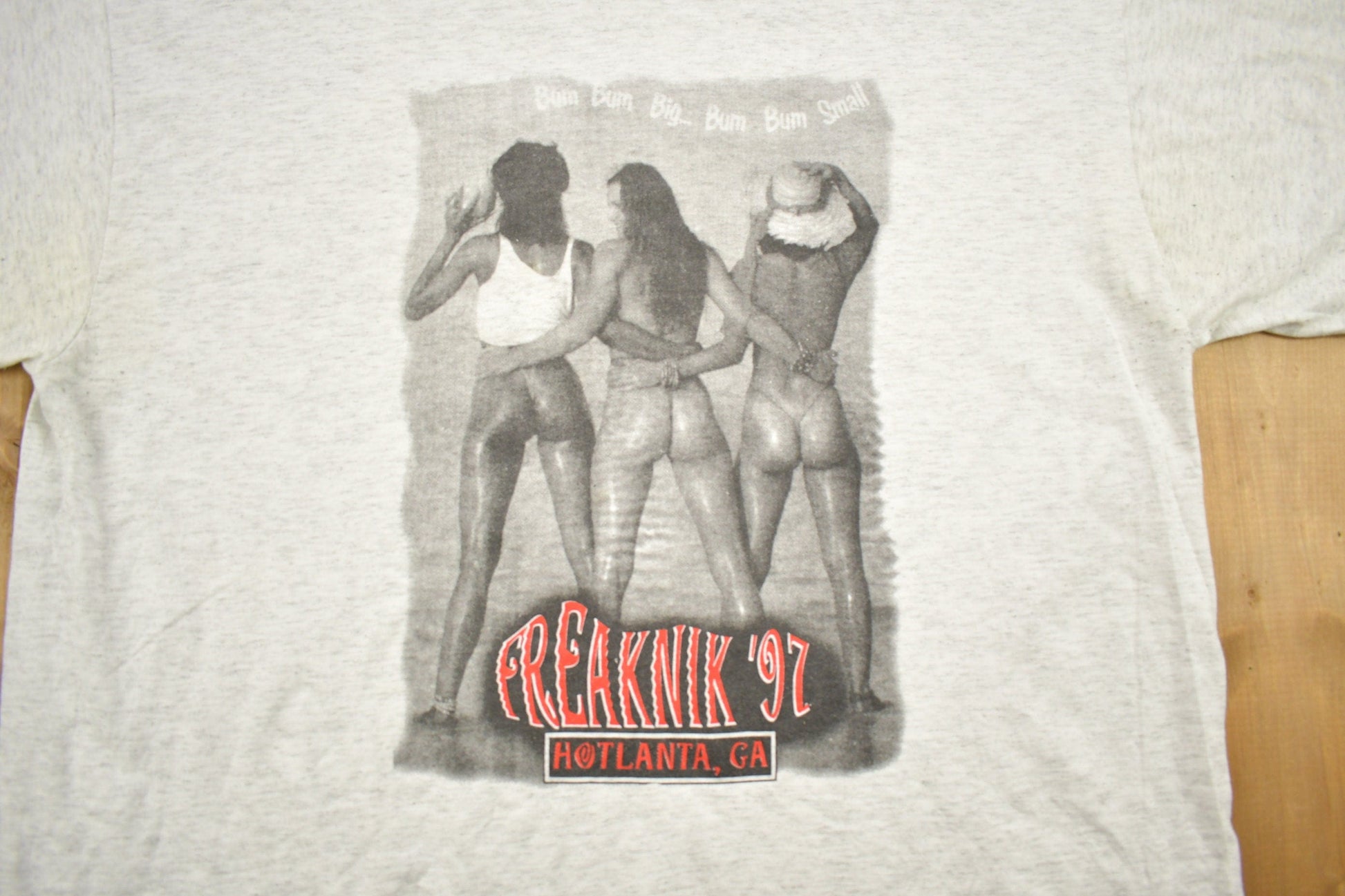 Vintage 1997 Freaknik Hotlanta Spring Break Collegiate Souvenir T-Shirt from propervintagecanada