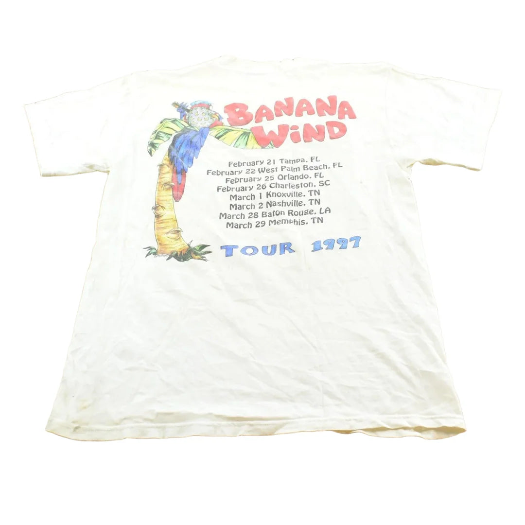 Vintage 1997 Giant Jimmy Buffett Banana Wind Tour T-Shirt Size M Men's Medium from propervintagecanada
