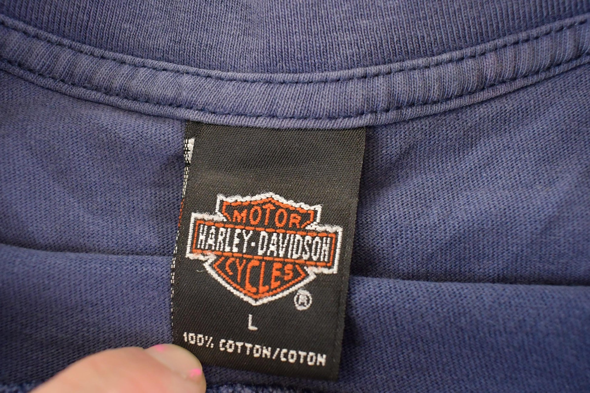 Vintage 1997 Harley Davidson Motorcycles Rio Grande Valley Texas Biker T-Shirt Men's M from propervintagecanada