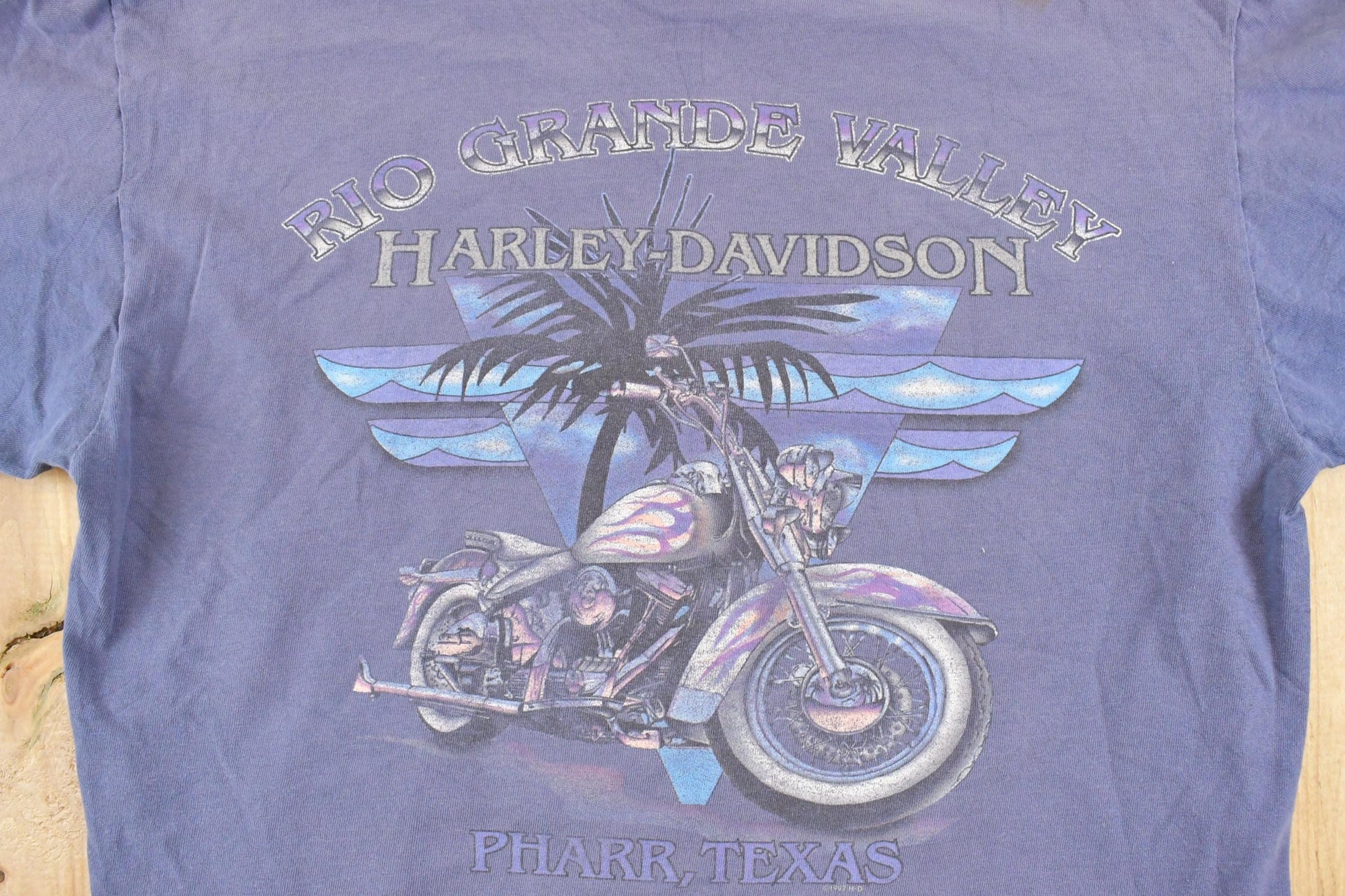 Vintage 1997 Harley Davidson Motorcycles Rio Grande Valley Texas Biker T-Shirt Men's M from propervintagecanada