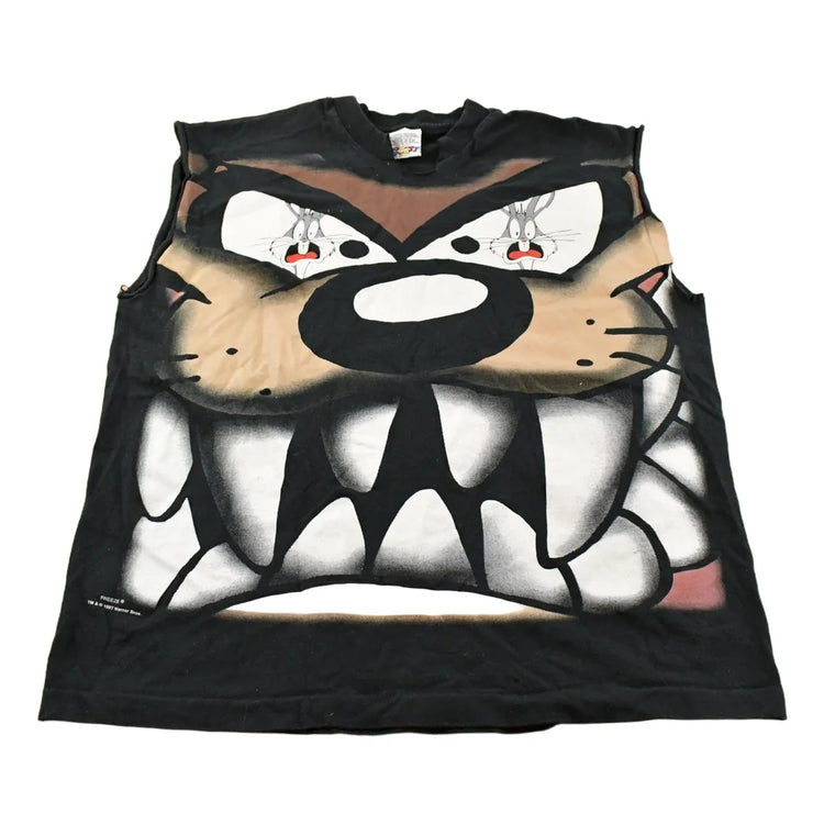 Vintage 1997 Looney Tunes Taz Graphic Tank Top Shirt Men's Large from propervintagecanada