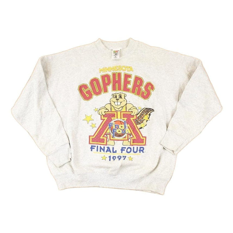 Vintage 1997 Minnesota Gophers Final Four Cartoon University Crewneck Sweater Men's L from propervintagecanada