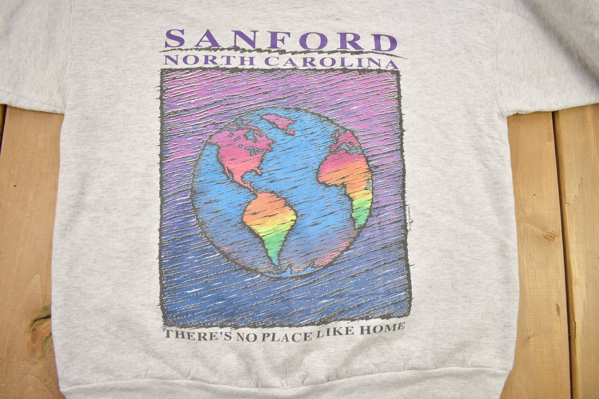 Vintage 1997 Sanford North Carolina Graphic Crewneck Sweatshirt from propervintagecanada