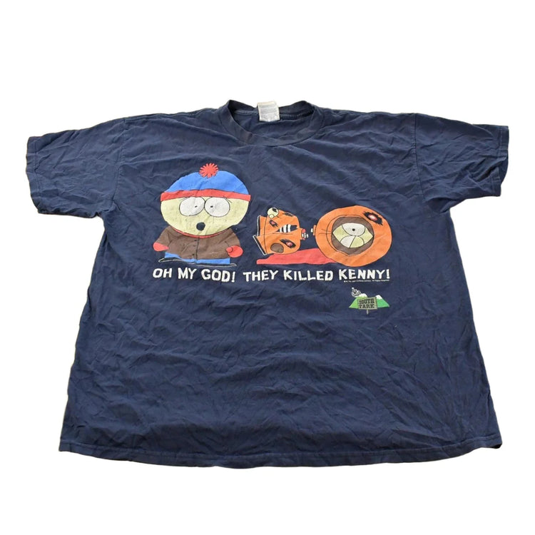 Vintage 1997 South Park Killed Kenny Graphic T-Shirt Men's XL from propervintagecanada