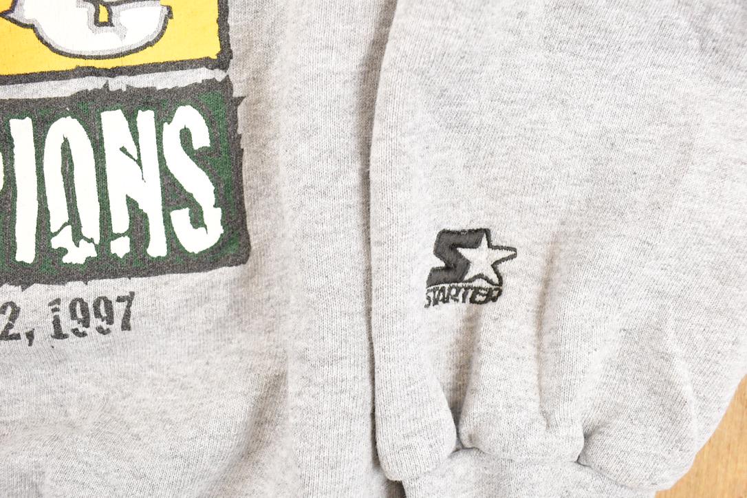 Vintage 1997 Starter Green Bay Packers NFC Championships NFL Crewneck Sweatshirt Mens L from propervintagecanada