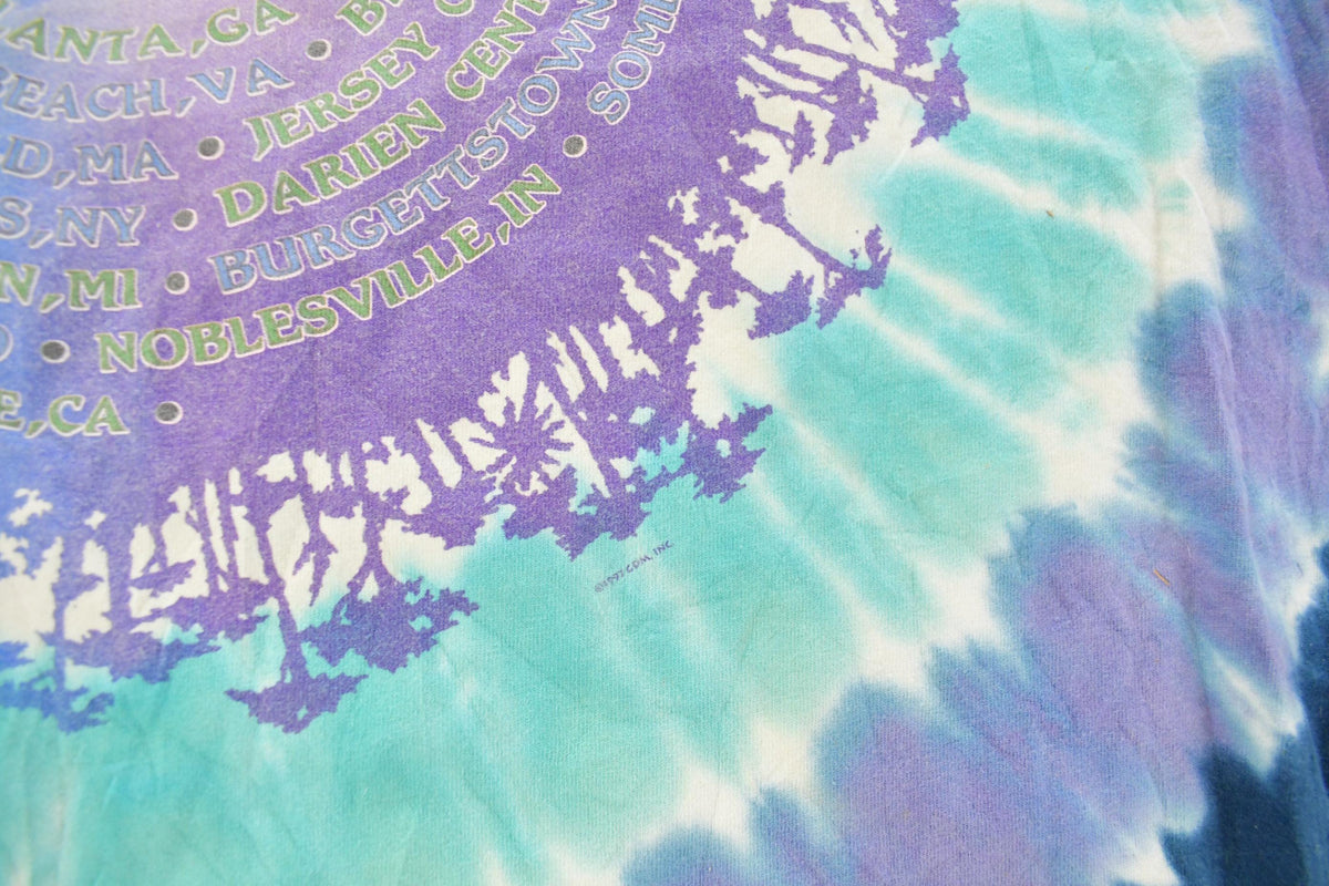 Vintage 1997 The Grateful Dead Further Festival Liquid Blue Graphic T-Shirt Men's XL from propervintagecanada