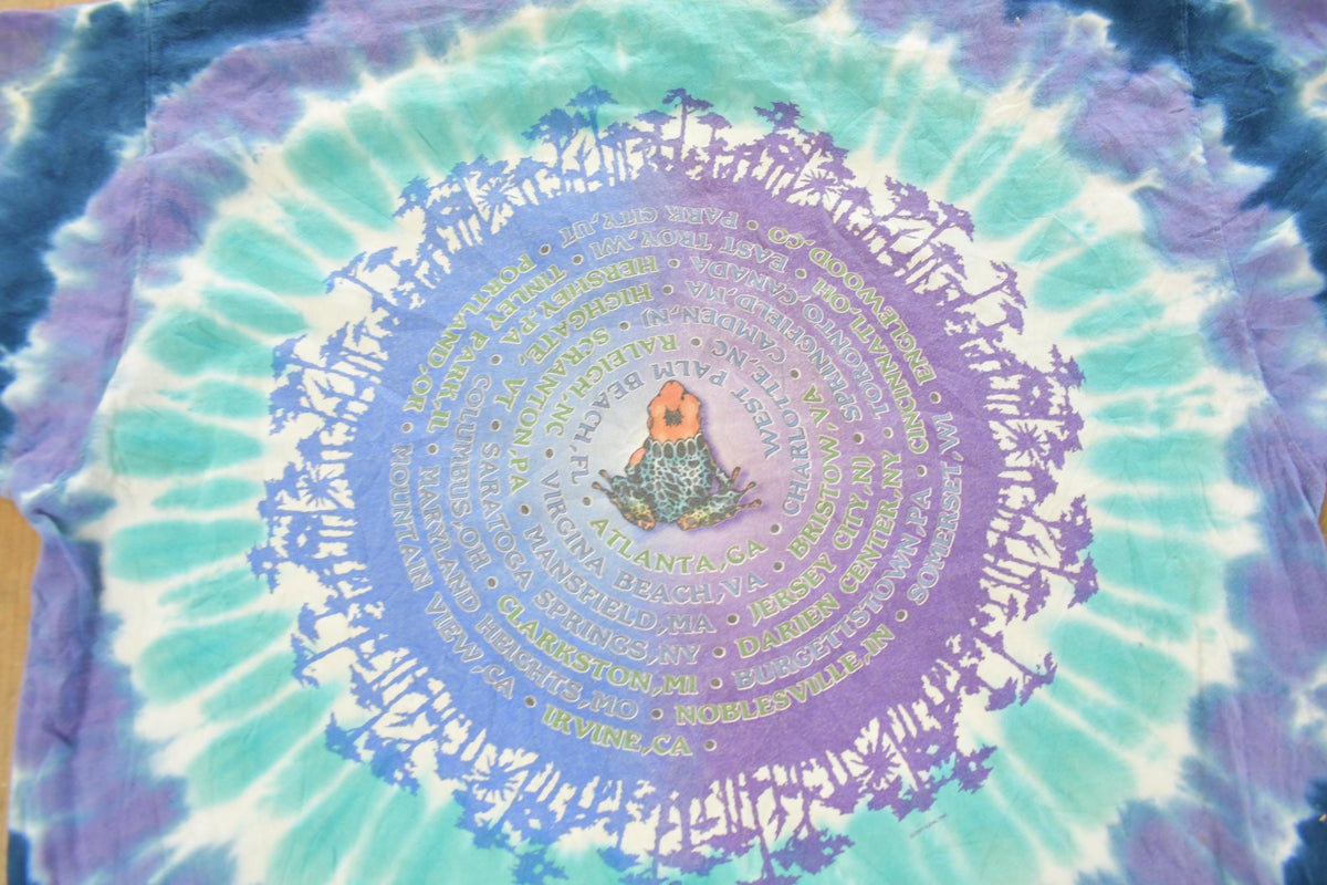 Vintage 1997 The Grateful Dead Further Festival Liquid Blue Graphic T-Shirt Men's XL from propervintagecanada
