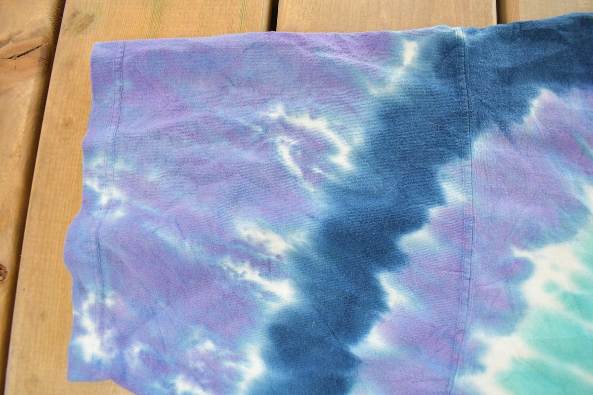 Vintage 1997 The Grateful Dead Further Festival Liquid Blue Graphic T-Shirt Men's XL from propervintagecanada